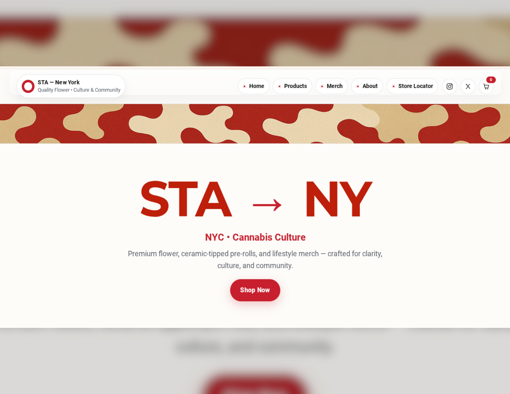 STA — New York homepage